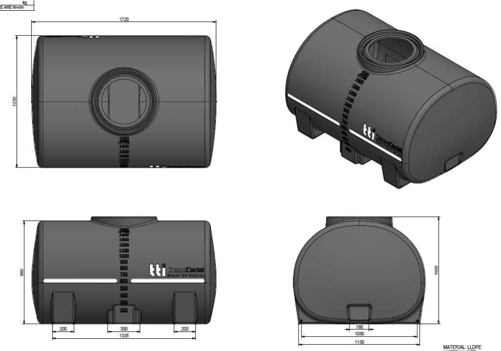 2400L DieselCadet™ Free-Standing Diesel Tank With 12-Volt diesel pump - Image 8