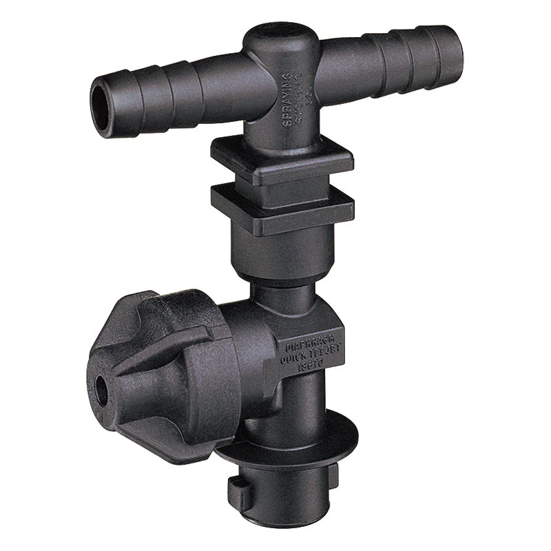 Quick Teejet 1/2'' Double Hose Shank Nozzle Body W/Chemsaver