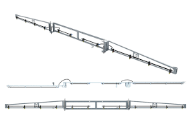 TTI Compact Galvanised Folding 6mtr Spray Boom - Image 3